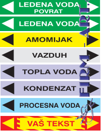 Zbirne table za gradilišta - VAŠ TEKST npr LEDENA VODA, AMONIJAK…  (Sito štampa firm-art.com) 